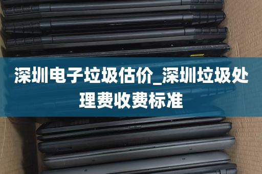深圳电子垃圾估价_深圳垃圾处理费收费标准
