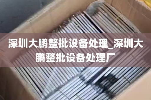 深圳大鹏整批设备处理_深圳大鹏整批设备处理厂